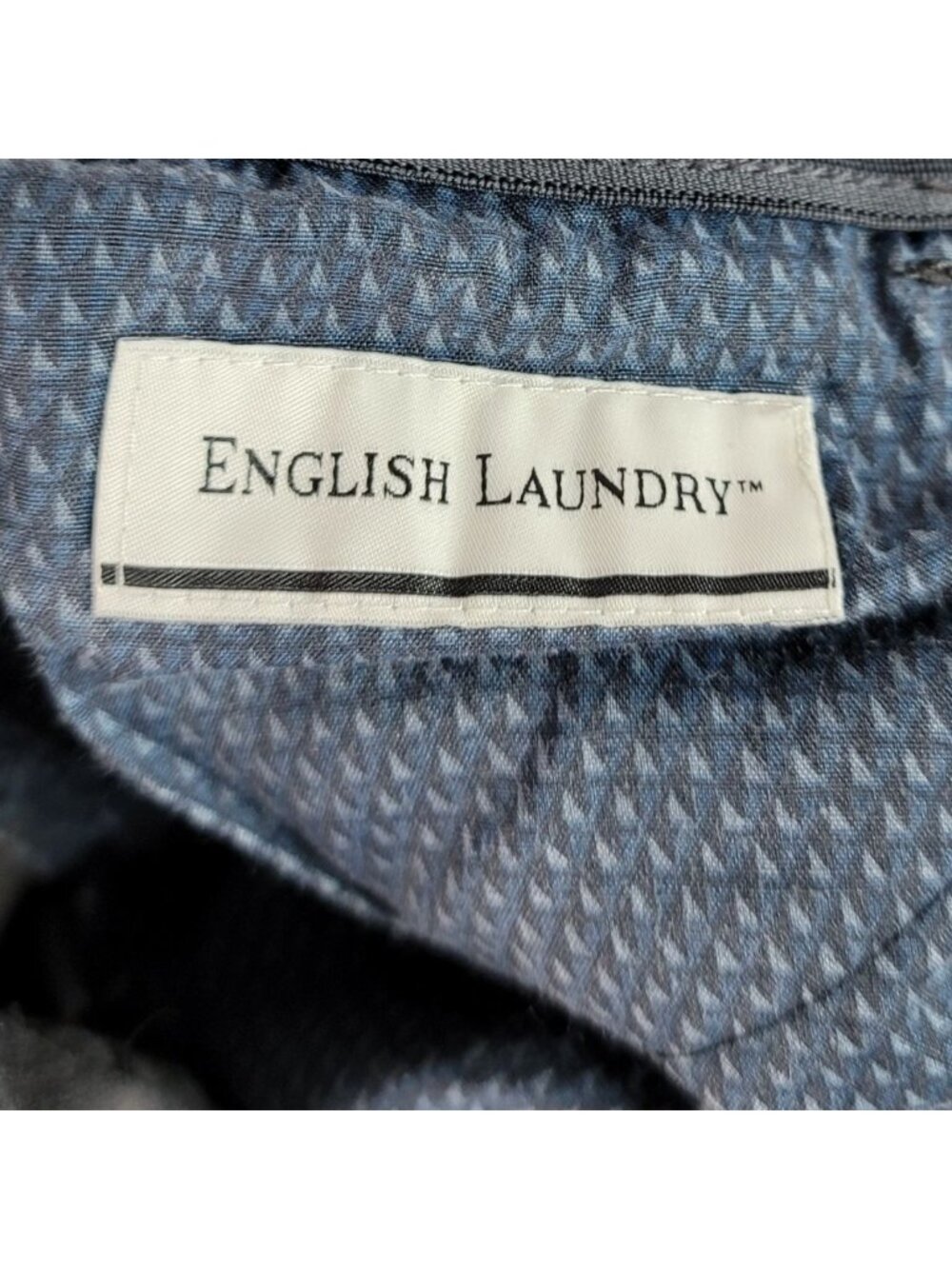 English Laundry Mens 5-Pocket Pant Gray 32x30 Straight Leg Zip Flat Front Pocket - Picture 6 of 7